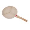 Breakfast Frying Pan Anti Stick Versatile Divided Grill Pan Egg Pan for Egg Steak Omelet Home Kitchen Stove