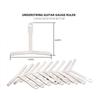 9PCS /set Guitar fingerboard curvature polishing measuring ruler fingerboard curvature ruler repair tool
