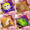 Niche Art Sense Cushion Cover Anti-dustmite Pillowcase Invisible Zipper Silky Short Plush Sofa Cushion Cover