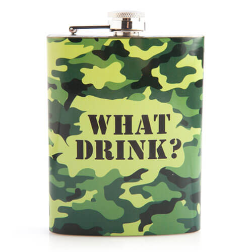 Stainless Steel Metal Flask 350mL (Camo)