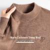 FAPAI Men's Round Neck Cashmere Blend Sweater
