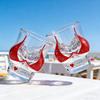 6 Pezzi Bicchierini da Shot Bikini Rossi Tazze Creative a Forma di Corpo per Cocktail Trasparente Bicchiere da Vino Bicchierini da Drink per Shot di Alcol Bicchierini da Vodka