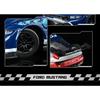 1/24 Ford Mustang GT3 #64 Alloy Track Racing Car Model Diecast Metal Muscle Sports Vehicles Car Model Sound and Light Kids Gifts