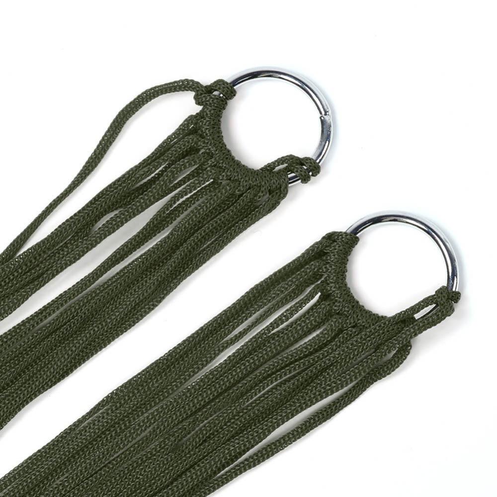 Smooth Net Nylon Mesh Hammock Swing Hanging Rope Hammock  Outdoor Camping