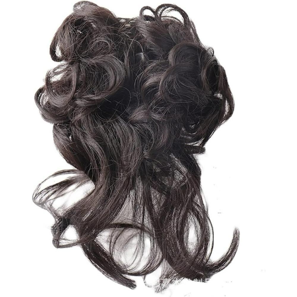 Lazy Bun Hairpiece Claw Clip - Messy Voluminous Curly Hair Donut