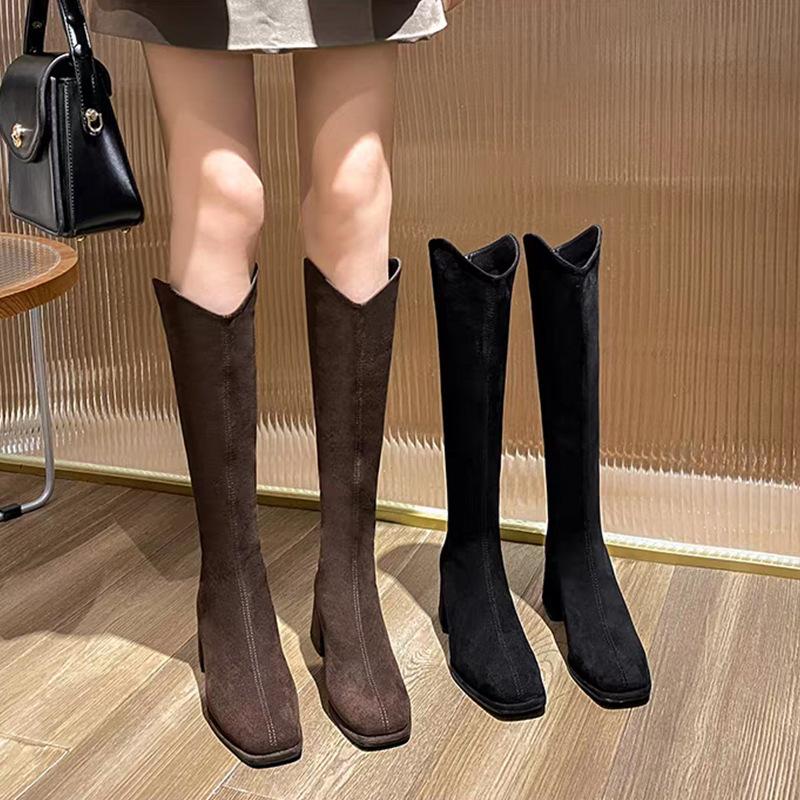 Women's non-tired feet thick sole heightening soft elastic comfortable shock absorption non-slip casual sports boots