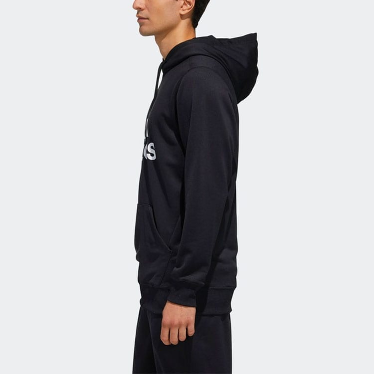 Adidas Sweatshirts Men's Black Hooded Moderate Regular FM5364