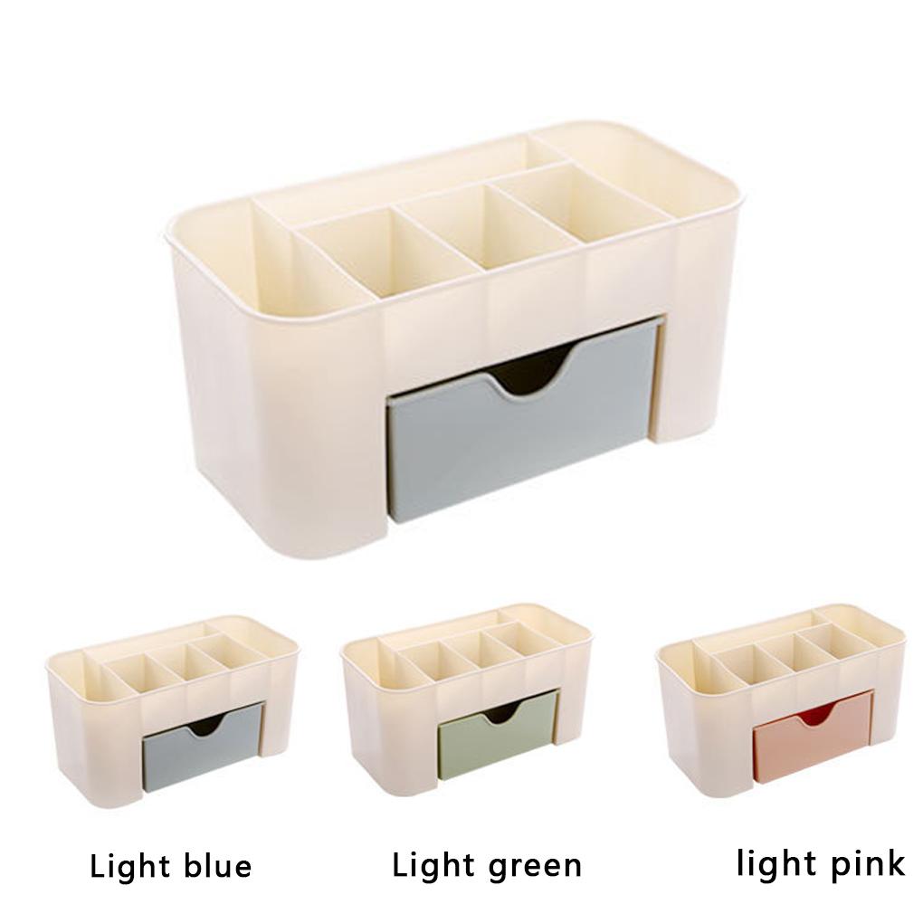 Drawer Type Cosmetics Storage Box Dormitory Office Plastic Sundries Organizer Stationery Case