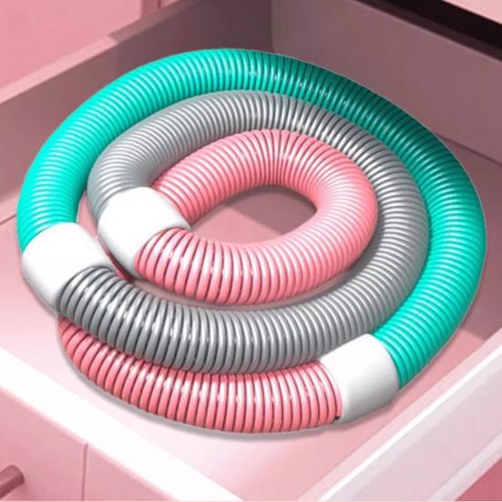 Weighted Soft Spring Hoop Waist-Friendly Foldable Fitness Hoop Portable Home Gym Adults Body Waist Slimming Exercise Equipment