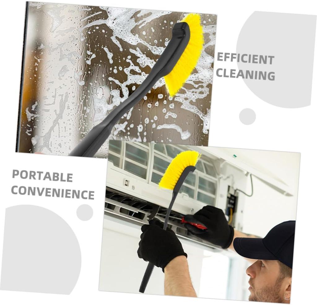 2 Pcs Car Tire and Wheel Brush Car Detailing Brush Long Handle Car Wash