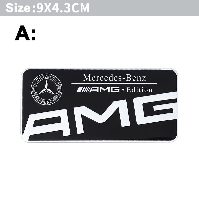 

1Pc Aluminum Alloy Car Styling Badge Sticker For Mercedes Benz AMG Carlsson W108 W124 W126 W140 W168 W169 W176 W177 W203