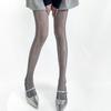 Korean Fashion Lace Jacquard Bow Tights for Girl Cute Summer Thin Hollow Breathable Pantyhose Sweet Elastic Embroidery Bow Sock