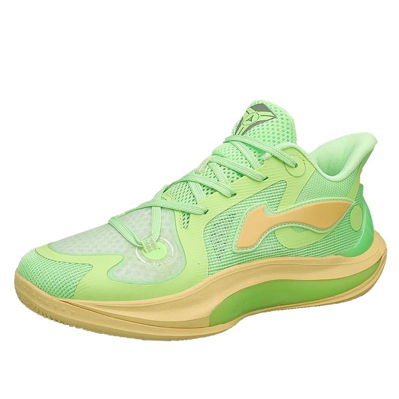 Shock-absorbing Combat Basketball Shoes Men 2024 New Youth Sports Students Professional Breathable Non-slip Sports Footwear