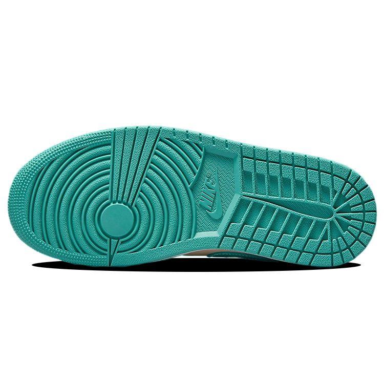 Air Jordan 1 Low Tropical Teal Sandy Beige Women Sneakers DC0774-131