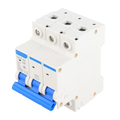 Proudový chránič DZ47‑63 C25 3P 25A 400V Miniaturní proudový chránič