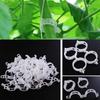 New 50/100 Pieces Of Plant Clips Support Reusable Plastic Connection Fixing Vines Protection Grafting Fixing Tools Home Supplies
