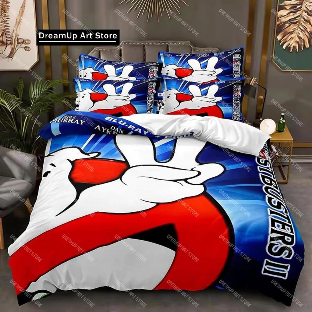 Ghostbusters Bedding Set 3D Printed Film Characters Cover Duvet Single Twin Full Queen King Size Bed Set For Aldult Children