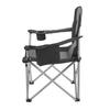 VEVOR Oversized Camping Chairs, 204 Kg Heavy Duty Support, Portable Folding Camp Chairs with Padded Backrest & Armrests