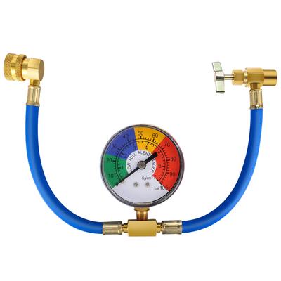 R134A Air Conditioning Refrigerant Charging Hose with Gauge Fits for Car AC Air Conditioning Refrigerant Charging Tool
