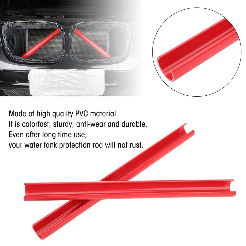 2 szt. Pasek Dekoracyjny Grillu Samochodowego PVC Odporny na Rdzę Zamiennik Dekoracyjny dla Serii X3 2011-2018