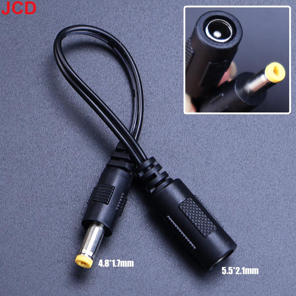 JCD 1pcs DC5.5x2.1 Female Plug To DC Male Plug Cable Converter 5.5*2.5/3.5x1.35/4.0*1.7/2.5*0.7Extension Connector Power Cord