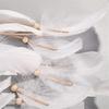 White Feather Hairband Ethnic Headbands Festival Wedding Hair Hoop for Girl