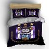 Purple stripes, stars, crown. Bedding sets Duvet cover sets Duvet covers Pillowcases(1*Duvet Cover 2*Pillowcases without duvet insert)