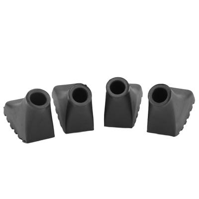 4Pcs Rubber Paw Feet Tips Hammers Walking Stick Trekking Pole Caps Tip Protective Cover