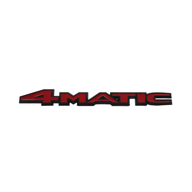 3D Premium 4MATIC 4-MATIC for Car Hood Fender Trunk Rear Bonnet Nameplate Decal Emblem Badge Sticker