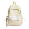 Schoolbag Clear Ice Blue Plaid Splicing Milk Fufu Student Party Schoolbag Day Korean Sweet Sister Holiday Girlfriends Travel Small Backpack