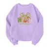 Children's Fashionable Lightweight Long-sleeved Round Neck Pullover With Pockets Printed Pullover