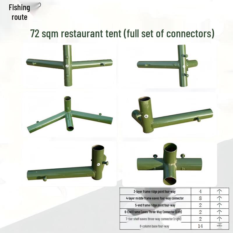 Junlu 2006-72sqm Restaurant Tent Accessories