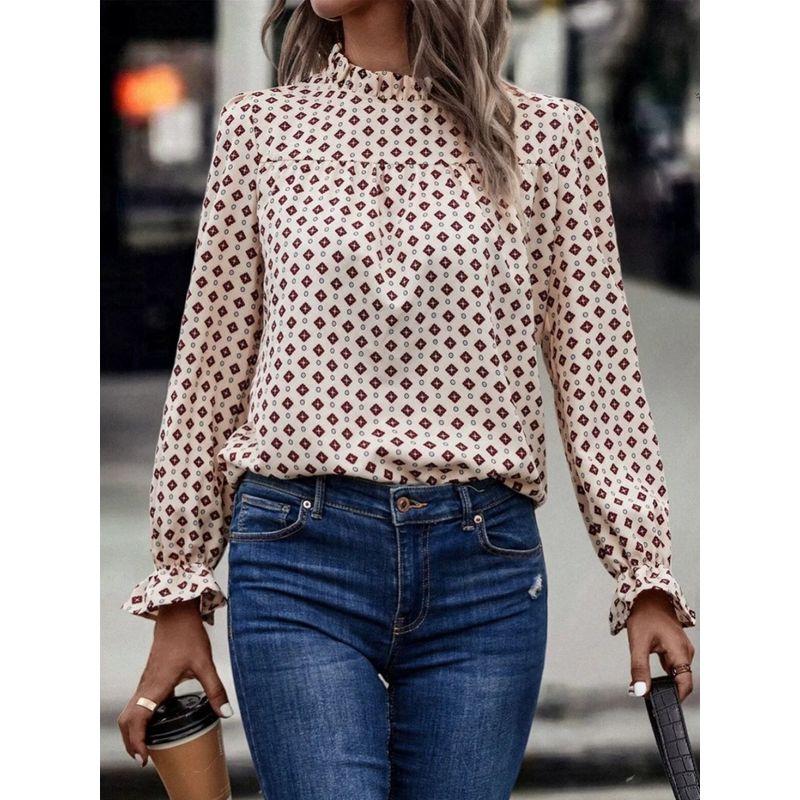 

Amazon European and American Fashion New Style Slim-Fit Long-Sleeved Shirt Emerald green S