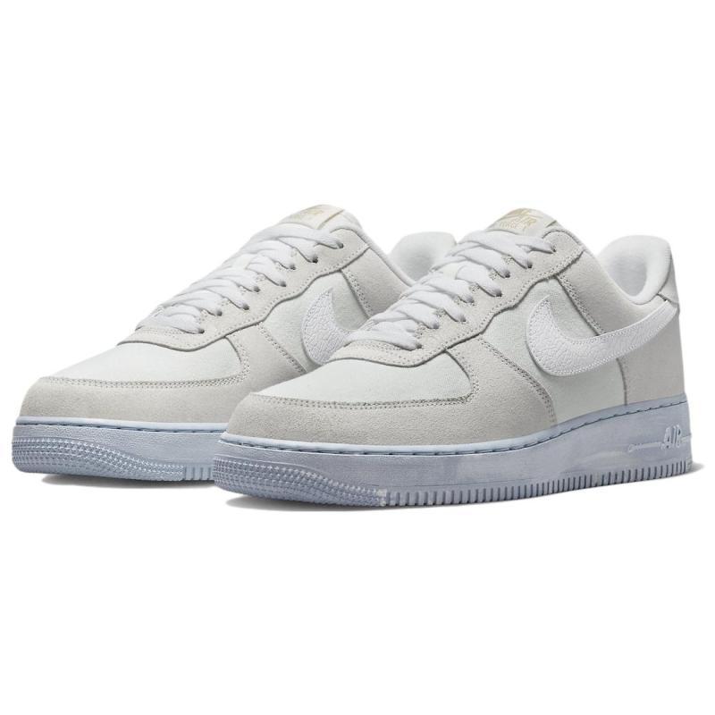Nike Air Force 1 Low '07 LV8 Emb Summit White Blue Whisper Sneaker DV0787-100