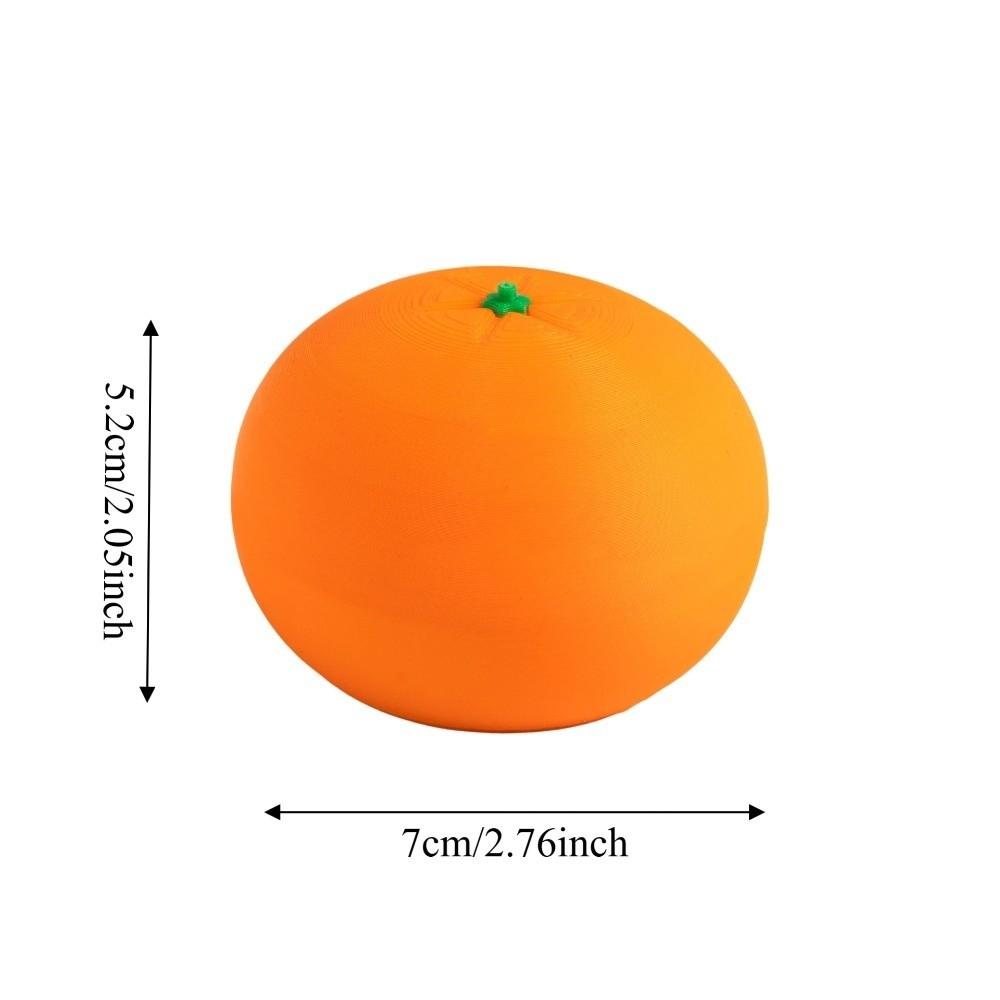 Fruchtmodelle Orangen Dekompressionsspielzeug PLA-Kunststoff Simulation Orangen 3D-Druck Orangen Zuhause