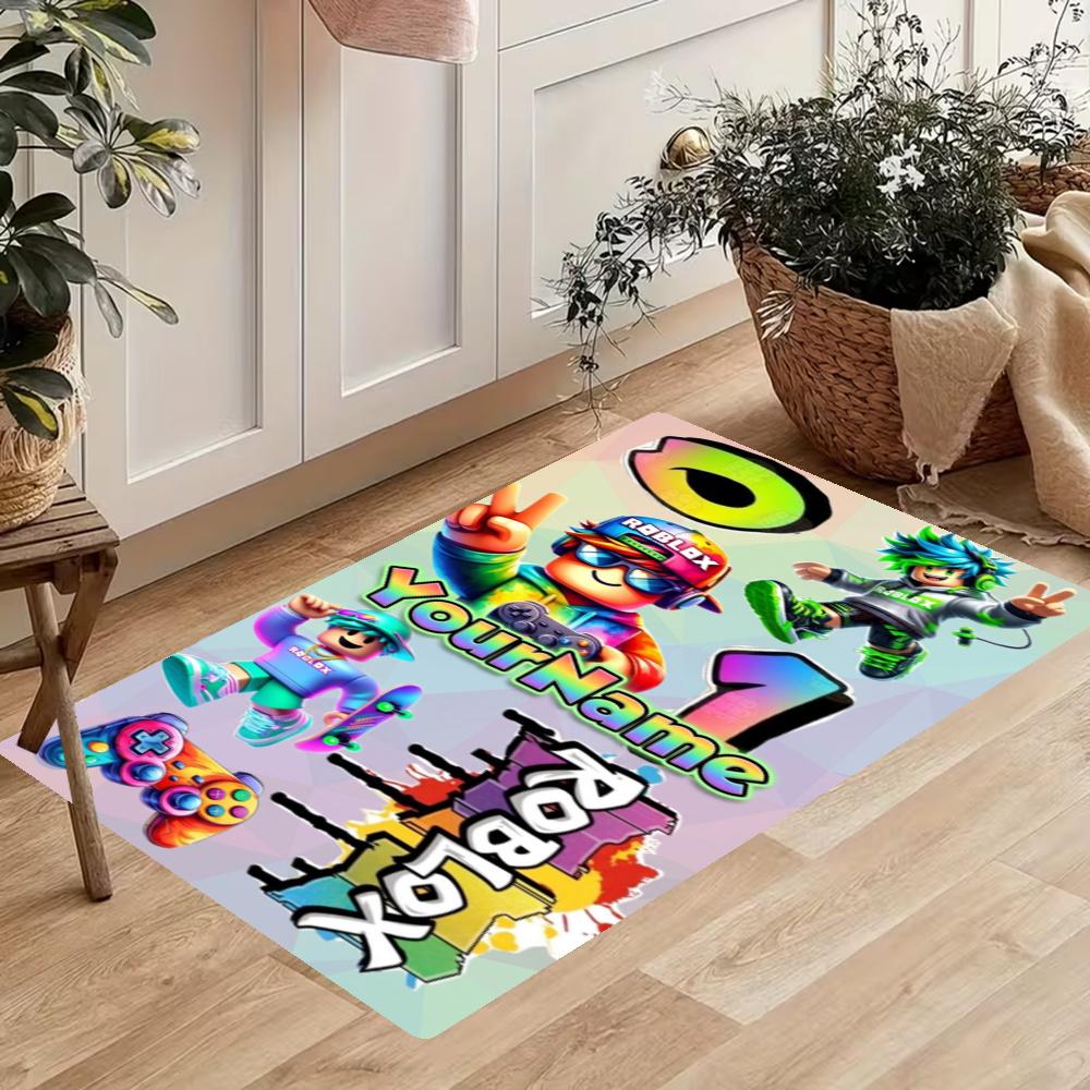 Roblox Customize Your Name Kitchen Rug Runner Rug Laundry Mat Hallway Entryway The Best Gift Choice