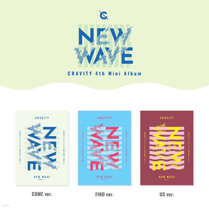 

CRAVITY - 4th Mini Album: NEW WAVE [1 out of 3 covers randomly sent]