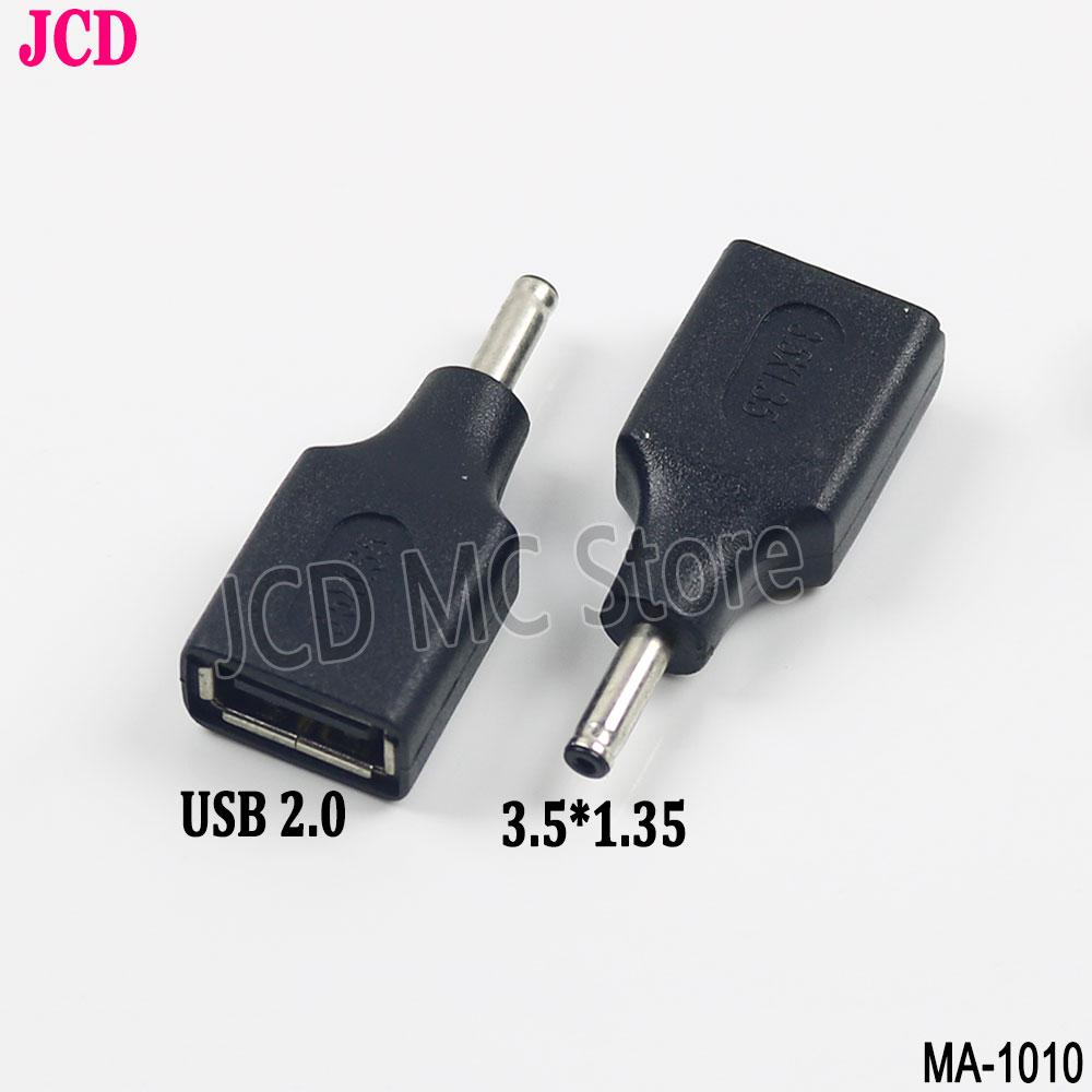 1/2/5Pcs Laptop Tablet USB 2.0 Female to DC 2.5x0.7 3.5x1.35 4.0x1.7 4.8x1.7 5.5x2.1/2.5mm Male Power Jack Connector Adapter