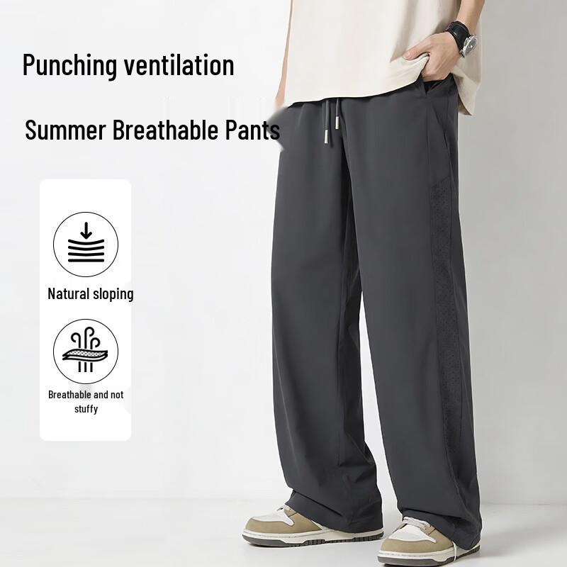 

Мужские повседневные брюки JEEP из фактурной ткани с перфорацией 2XL