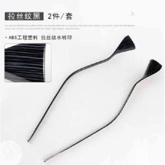 2pcs/set for skoda kodiaq 2017 2018   Central Console Chrome Protection Decoration Strip Interior Mouldings Car Accessories