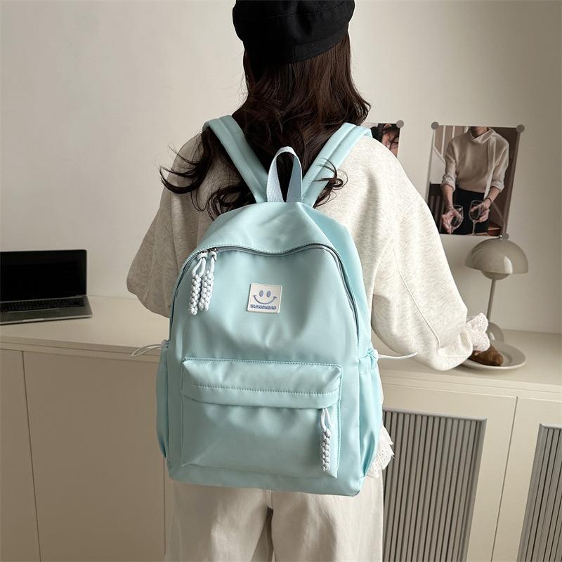 Student class schoolbag large capacity backpack light leisure versatile going out commuting fashion backpack