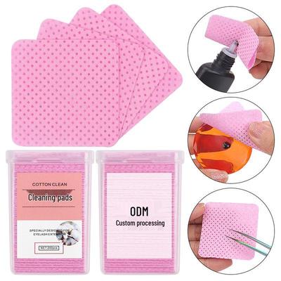 Salviette Monouso Rosa Rimuovi Colla - Dischetti in Cotone Non Tessuto, Confezione da 200