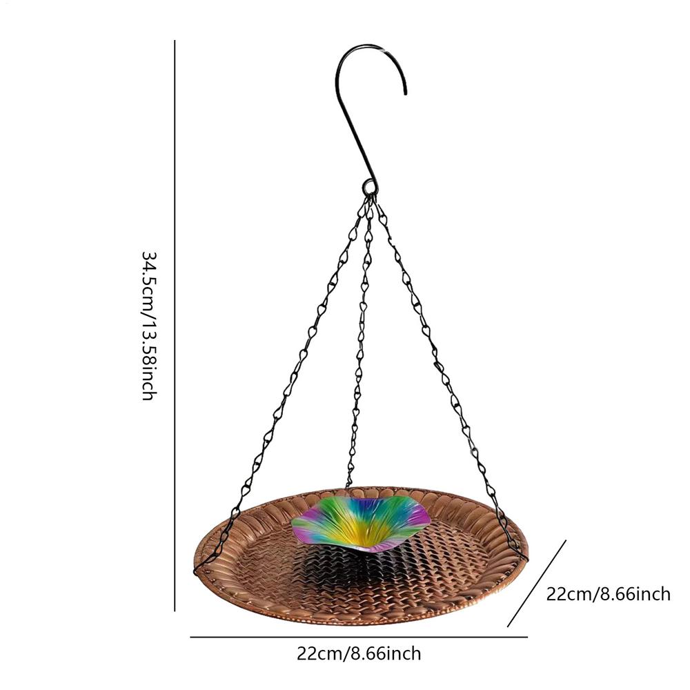 Bird Feeders Heavy Duty Water Bowl Bird Bath Water Tray For Outside For Garden Backyard Patio Porch Window Railing Fence Balcony