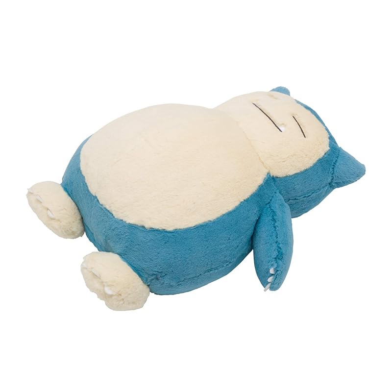 Pokémon Center Original Fluffy Huggable Snorlax Plush Toy 42 X 36 X 16 Cm (H X W X D)