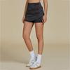High Waist Denim Skort for Women Casual Asymmetric Wrap Front Design Comfortable Stretchy Fabric Shorts Skirt
