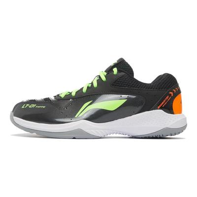Li Ning Thunder Collection Training Slip Resistant, Abrasion Resistant, Breathable Low Top Badminton Shoes Unisex Black AYTS024-3