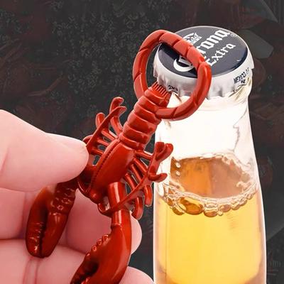 Tire-bouchon homard ouvre-bouteille portable en métal vin bière ouverture cuisine amusant rétro et polyvalent accessoires d'artisanat