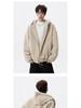 Men's Autumn/Winter American Style Eagle Fur Collar Cotton Jacket, Deconstructed Hooded Coat
