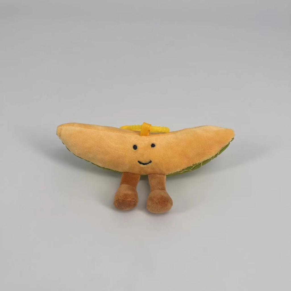 Cute Snacks, Vegetables And Fruits Series, Emoji Plush Doll Bag, Pendant, Video Game City, Doll Grabbing Machine, Gift.