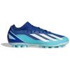 Adidas X Crazyfast.3 Round Toe Lace-Up AG (Rubber Short Stud) Lightweight Soccer Shoes Unisex Soccer Shoes Blue White IG7652